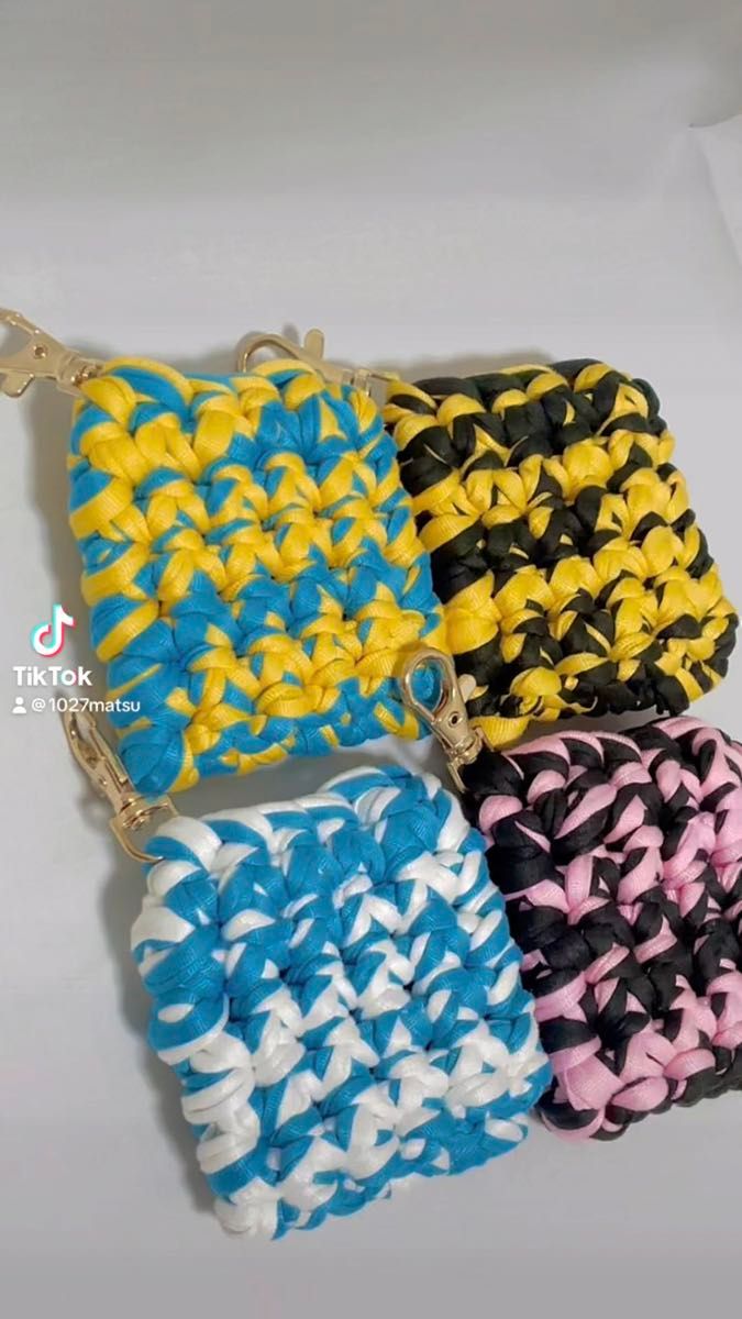 ミニミニポーチ ハンドメイド AirPodsケース イヤホンケース
