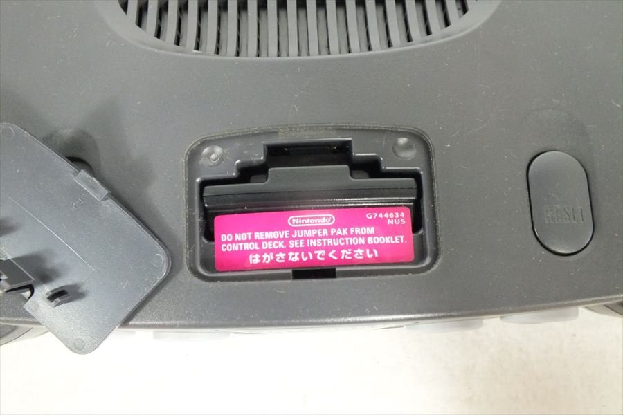 ★ Nintendo64 任天堂 ニンテンドー NUS-001 ゲーム機 中古 現状品 240601C4879_画像6