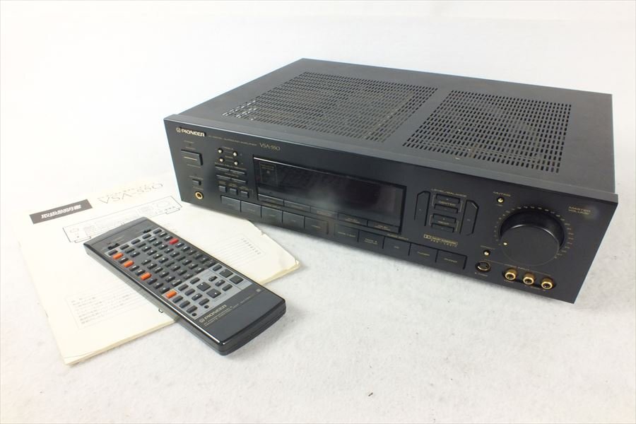 ☆ PIONEER パイオニア VSA-550-K アンプ 中古 現状品 ☆ PIONEER パイオニア VSA-550-K アンプ 中古 現状品
