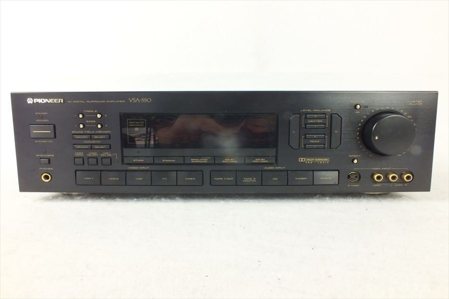 ☆ PIONEER パイオニア VSA-550-K アンプ 中古 現状品 ☆ PIONEER パイオニア VSA-550-K アンプ 中古 現状品