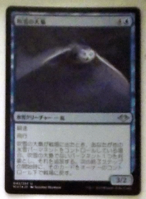 ＭTG日本語/foil/吹雪の大梟/モダンホライゾン/アンコモン_画像1