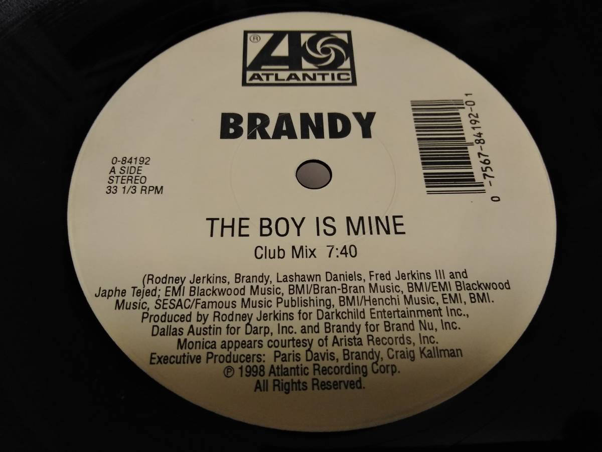 ■BRANDY / THE BOY IS MINE アナログ_画像2