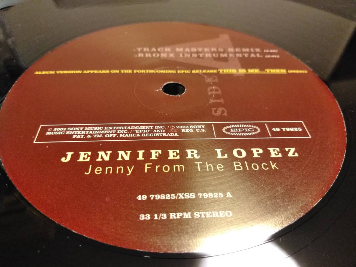 ■JENNIFER LOPEZ / JENNY FROM THE BLOCK アナログ_画像3