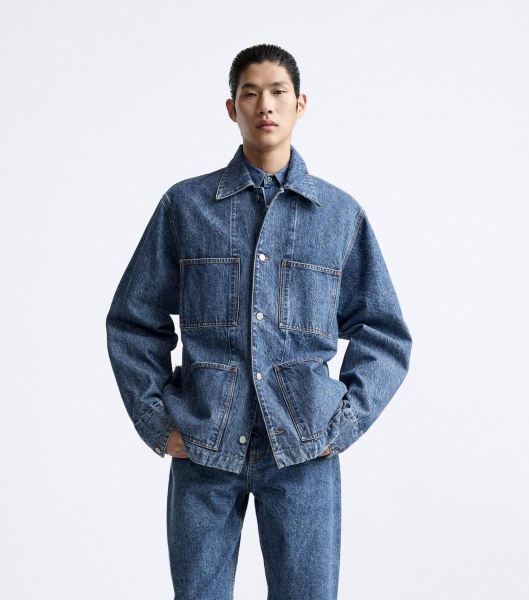 Zara × STUDIO NICHOLSON コレクション デニムジャケット Zara × STUDIO NICHOLSON コレクション デニムジャケット