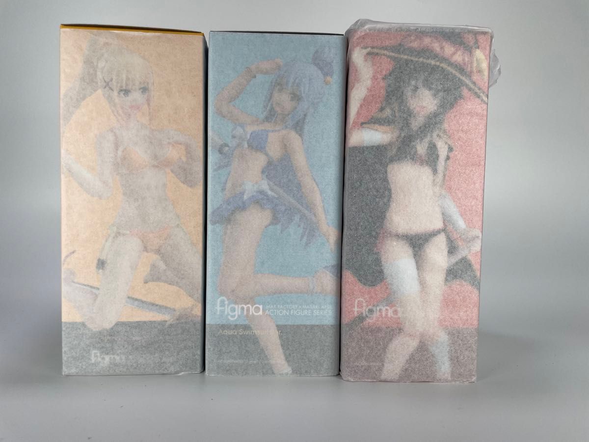 figma アクア めぐみん ダクネス水着ver 3体セット この figma アクア めぐみん ダクネス水着ver 3体セット この