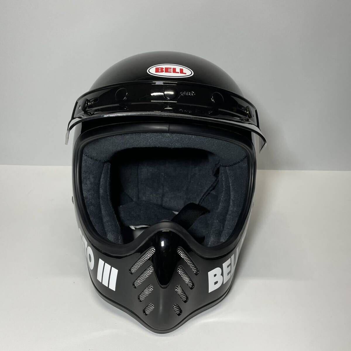 BELL MOTO 3 BLACK Mサイズ ベルモト3 黒 ブラック オフロード