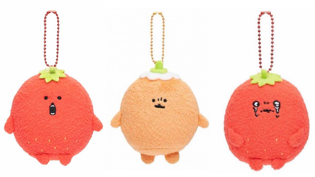 ナガノのいちごぬいぐるみくじ 種を取るいちごコロッケ 3種類 ナガノのいちごぬいぐるみくじ 種を取るいちごコロッケ 3種類