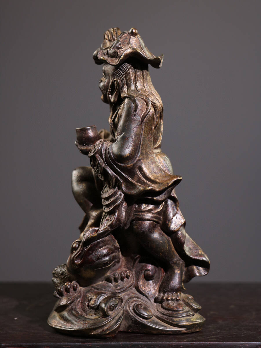 古寶奇蔵】紫銅製・獅子頭熏香炉・置物・賞物・中国時代美術 古寶奇蔵】紫銅製・獅子頭熏香炉・置物・賞物・中国時代美術