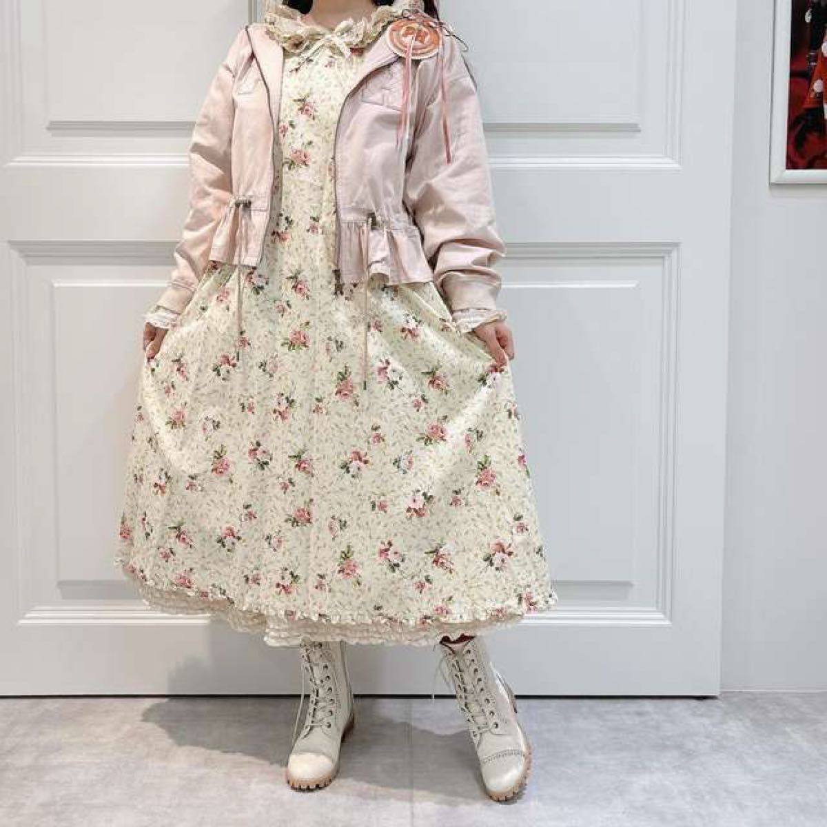 ピンクハウス PINK HOUSE ワンピース ブロッサムローズプリント ピンクハウス PINK HOUSE ワンピース ブロッサムローズプリント