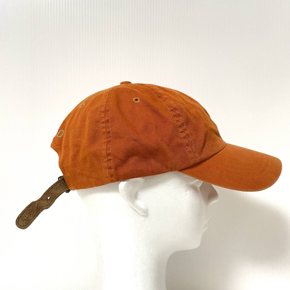 90s Ralph Lauren ラルフローレン 6パネルキャップ オレンジ系 90s Ralph Lauren ラルフローレン 6パネルキャップ オレンジ系