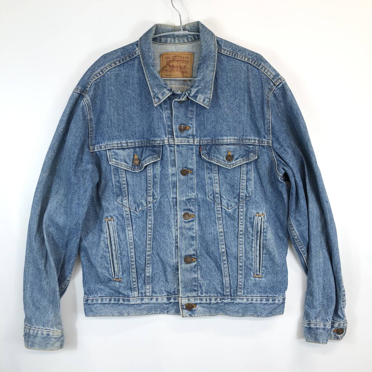 90s USA製 リーバイス デニムジャケット 527刻印 92年 70506 90s USA製 リーバイス デニムジャケット 527刻印 92年 70506