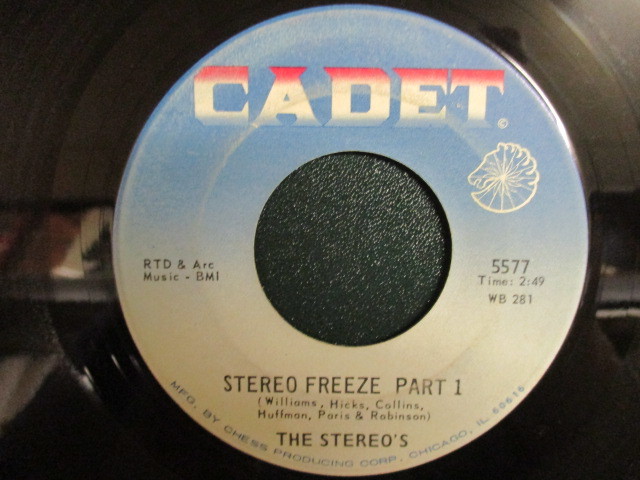 The Stereo's ： Stereo Freeze 7'' / 45s ★ 60's MOD な Beat の R&B ☆ シングル盤 / EPの画像1