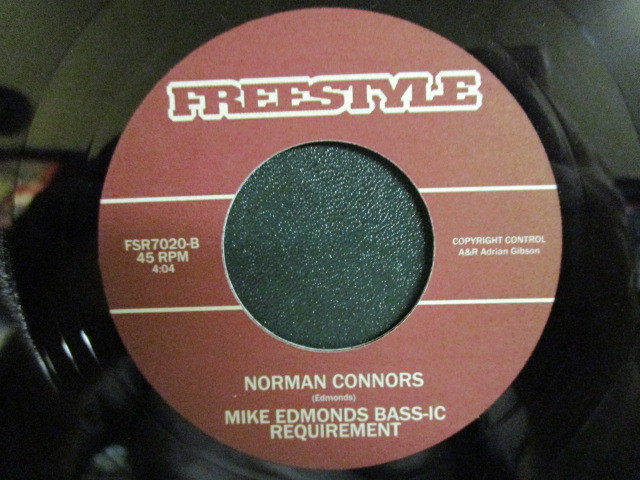 Mike Edmonds Bass-Ic Requirement ： Back To The Time 7'' / 45s ★ UK現行Funk / Acid Jazz ☆_画像1