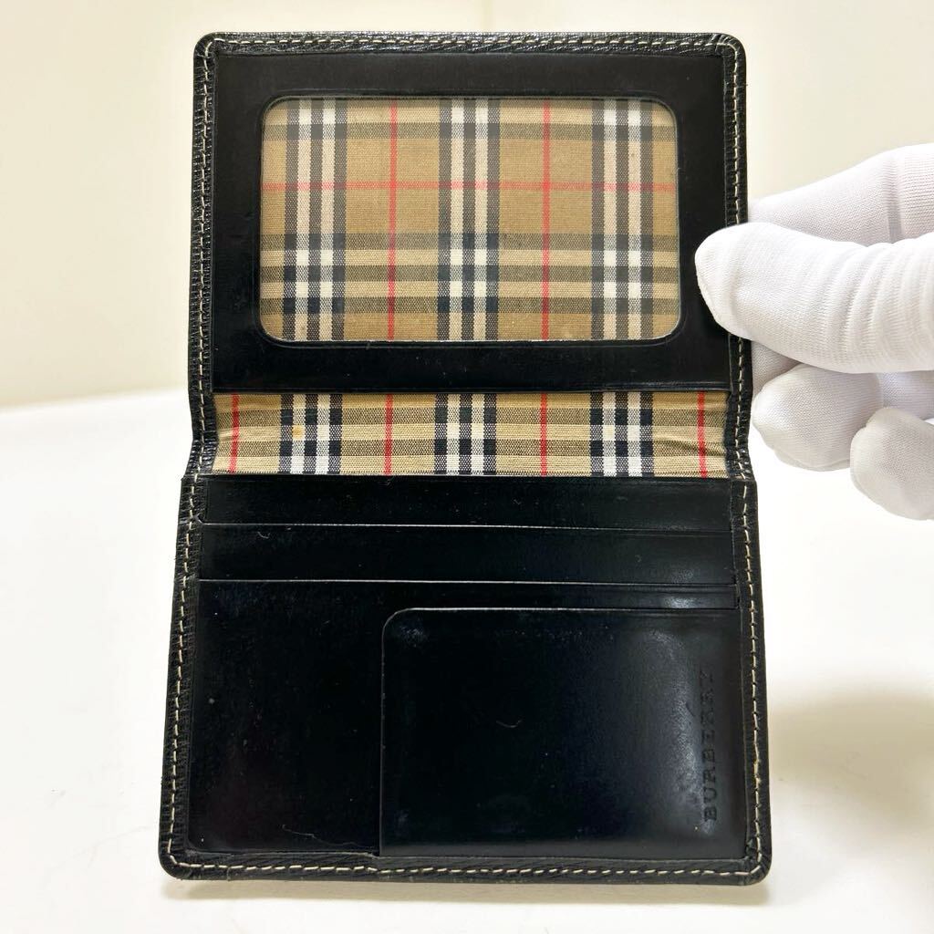 BURBERRY バーバリー パスケース 定期入れ カードケース 本革 BURBERRY バーバリー パスケース 定期入れ カードケース 本革