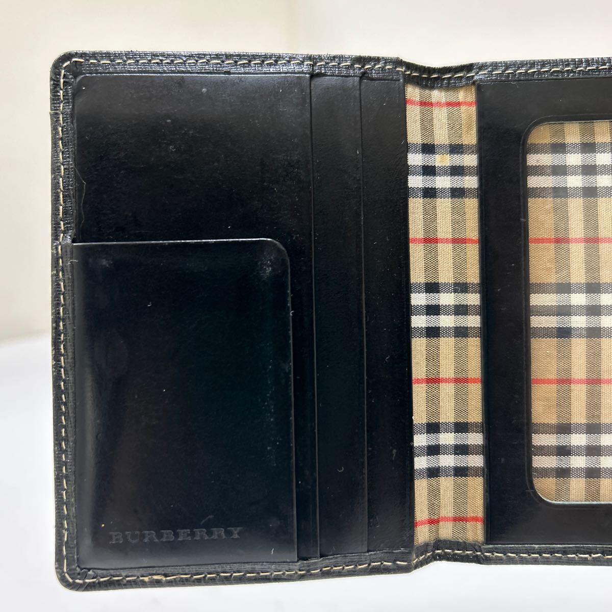 BURBERRY バーバリー パスケース 定期入れ カードケース 本革 BURBERRY バーバリー パスケース 定期入れ カードケース 本革