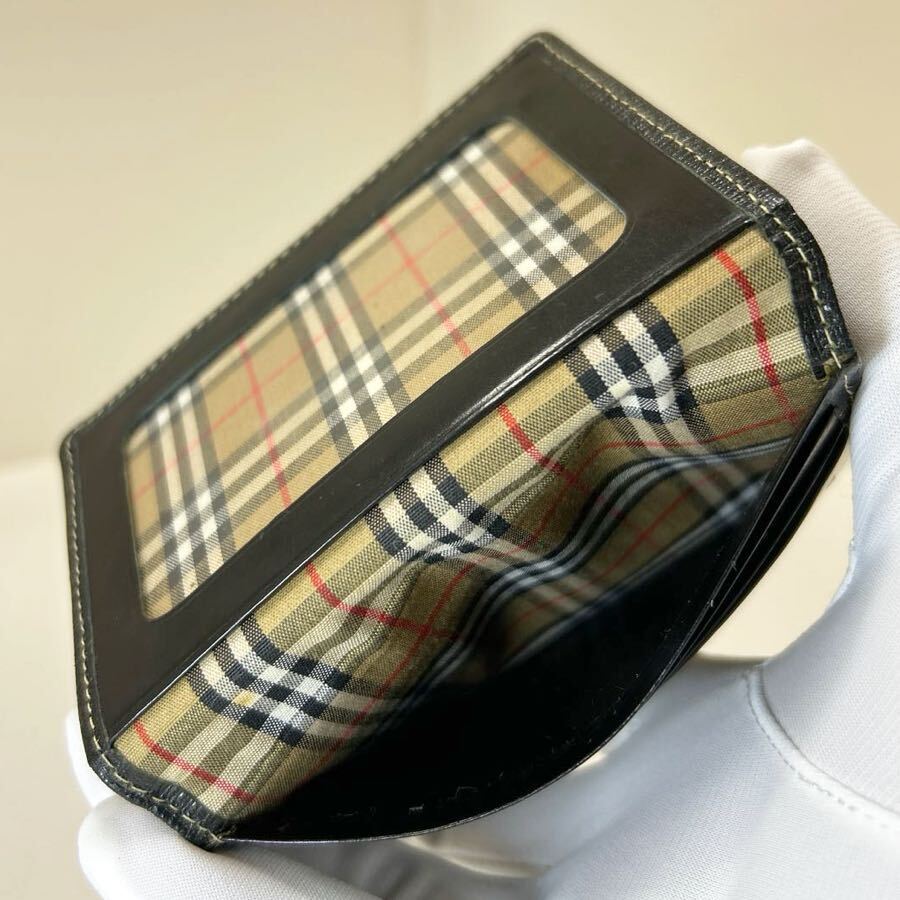 BURBERRY バーバリー パスケース 定期入れ カードケース 本革 BURBERRY バーバリー パスケース 定期入れ カードケース 本革
