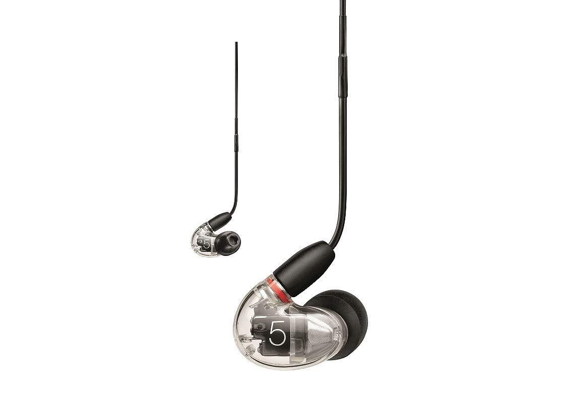 【中古】SHURE シュア AONIC 5 高遮音性イヤホン / SE53BACL+UNI-A クリア : マイク・リモコン付/カナル型 【国内正規