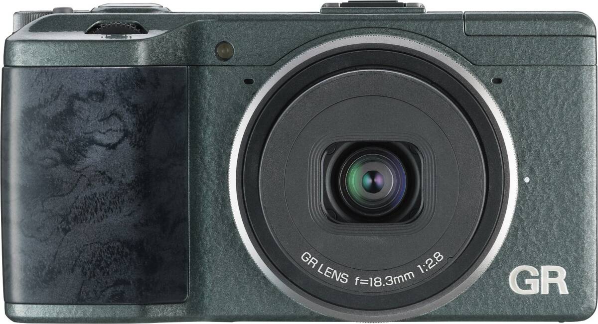 【中古】RICOH デジタルカメラ GR Limited Edition 全世界5,000台限定 グリーン色ウェーブトーン APS-CサイズCMOS その他