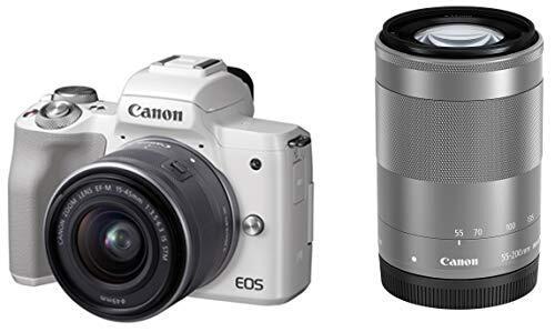中古】Canon ミラーレス一眼カメラ EOS Kiss M ダブルズーム 中古】Canon ミラーレス一眼カメラ EOS Kiss M ダブルズーム