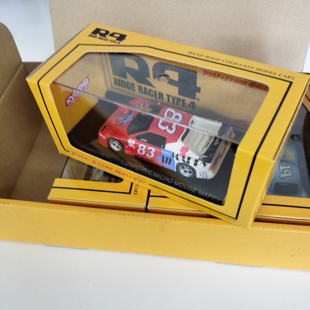 rare Namco Ridge Racer R4 collection 1 box Kyosho RIDGE rare Namco Ridge Racer R4 collection 1 box Kyosho RIDGE