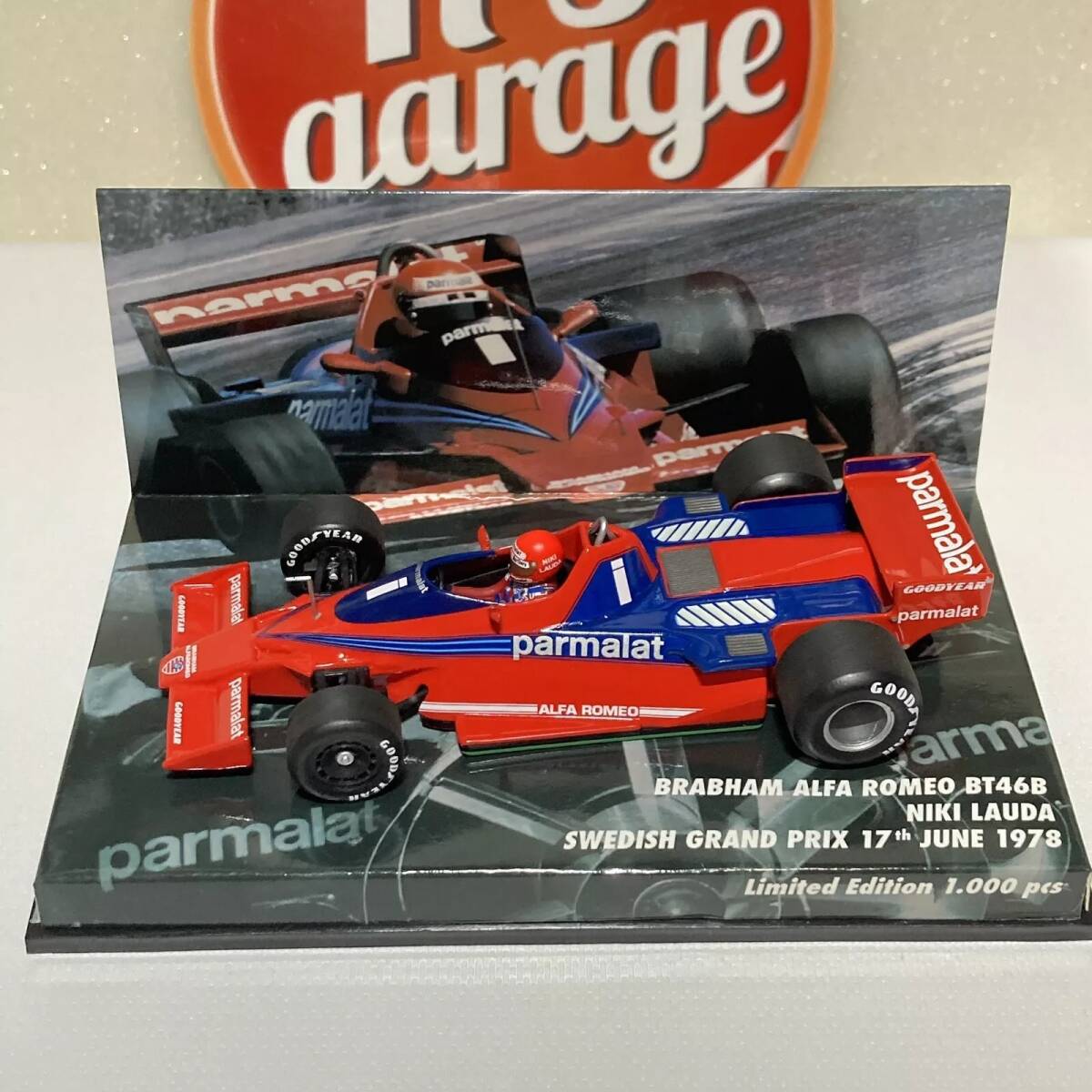 1/43 ミニチャンプス ブラバム アルファロメオ ラウダ スウェーデンGP Brabham Alfa Romeo BT46B 1978 Niki Lauda Swedish GP 413780101