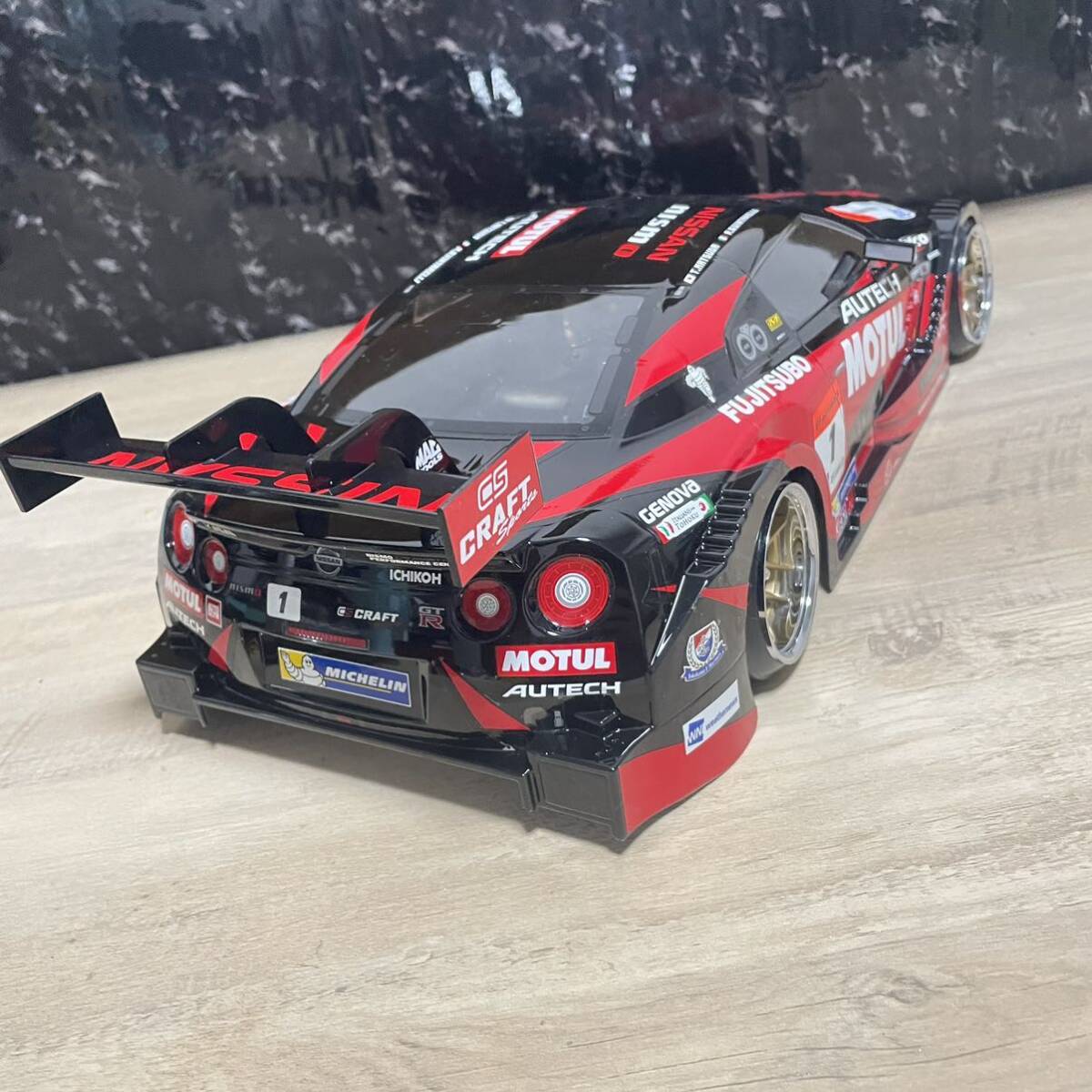 タミヤ モチュールスカイライン GT-R R35 1/10 ラジコンボディー タミヤ モチュールスカイライン GT-R R35 1/10 ラジコンボディー