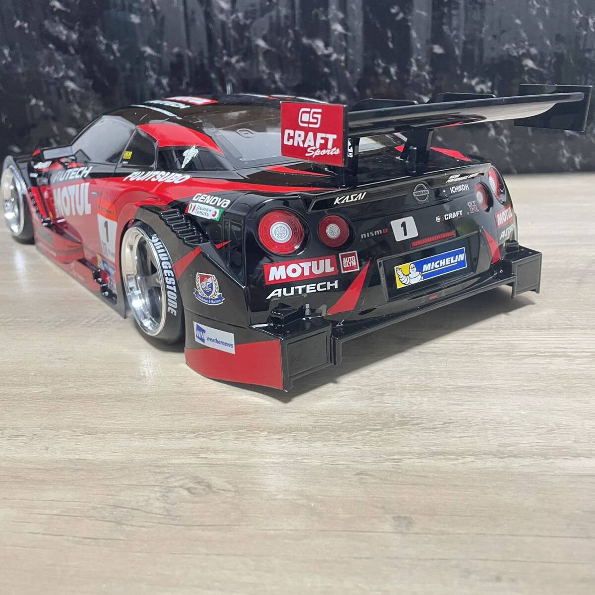 タミヤ モチュールスカイライン GT-R R35 1/10 ラジコンボディー タミヤ モチュールスカイライン GT-R R35 1/10 ラジコンボディー