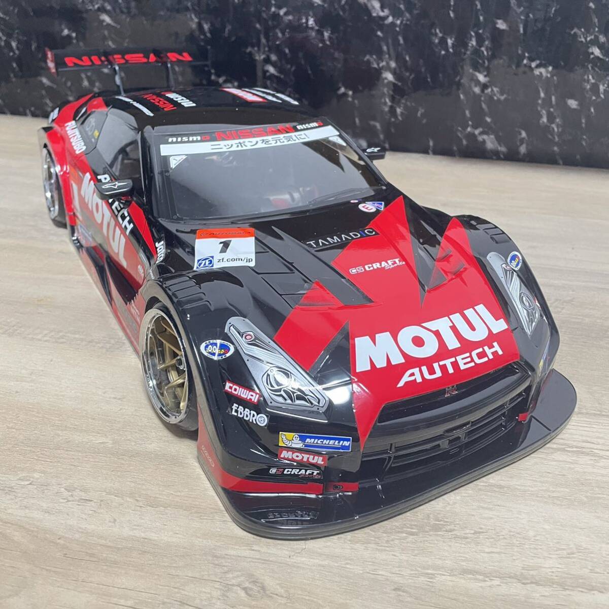 タミヤ モチュールスカイライン GT-R R35 1/10 ラジコンボディー タミヤ モチュールスカイライン GT-R R35 1/10 ラジコンボディー