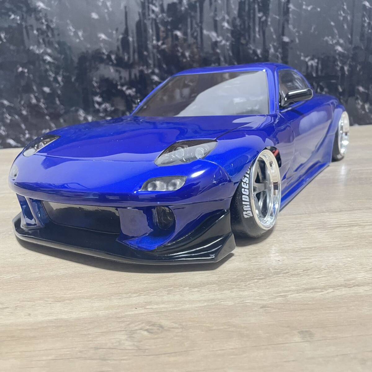 d-like マツダ rx-7 FD 1/10 ラジコン ボディ rc ドリフト d-like マツダ rx-7 FD 1/10 ラジコン ボディ rc ドリフト