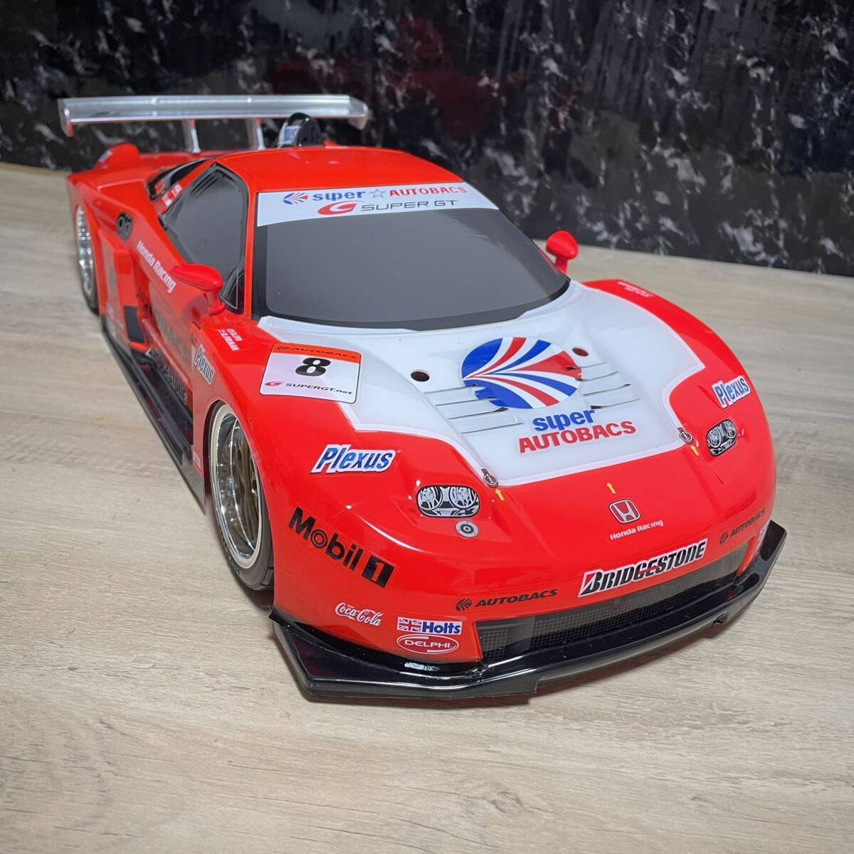タミヤ ホンダ nsx 1/10 ラジコンボディーrc ツーリング 完成品 タミヤ ホンダ nsx 1/10 ラジコンボディーrc ツーリング 完成品
