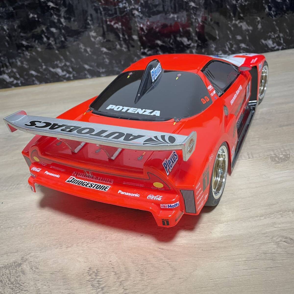 タミヤ ホンダ nsx 1/10 ラジコンボディーrc ツーリング 完成品 タミヤ ホンダ nsx 1/10 ラジコンボディーrc ツーリング 完成品
