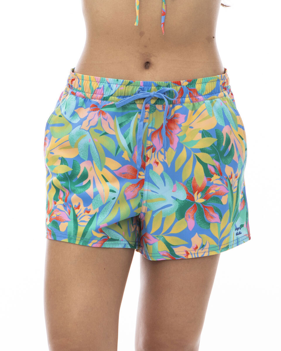 2024春夏 新品PRINT SHORT BOARDSHORTS ボードショーツ/サーフトランクス BJZ0 レディースL BE01C-500