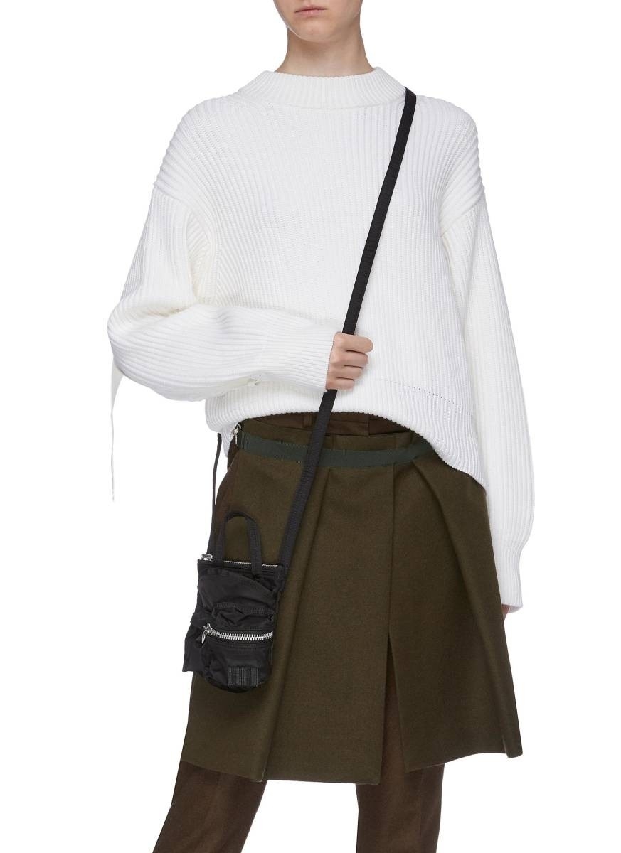 new goods regular SACAI X PORTER SMALL POCKET BAG Black / Sakai