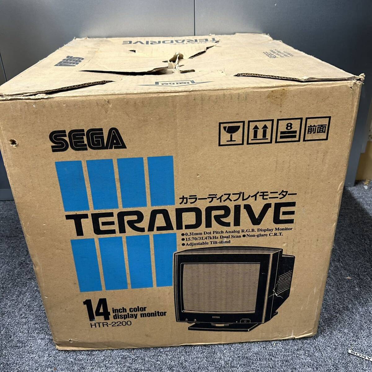 未使用品! SEGA テラドライブHTR-2200 14インチカラーモニター 未使用品! SEGA テラドライブHTR-2200 14インチカラーモニター