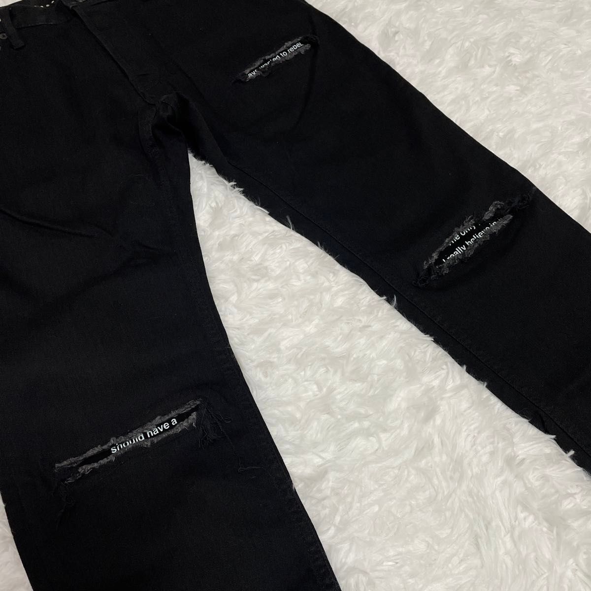 新品タグ付 MINEDENIM マインデニム ダメージ加工 サイズ12 新品タグ付 MINEDENIM マインデニム ダメージ加工 サイズ12