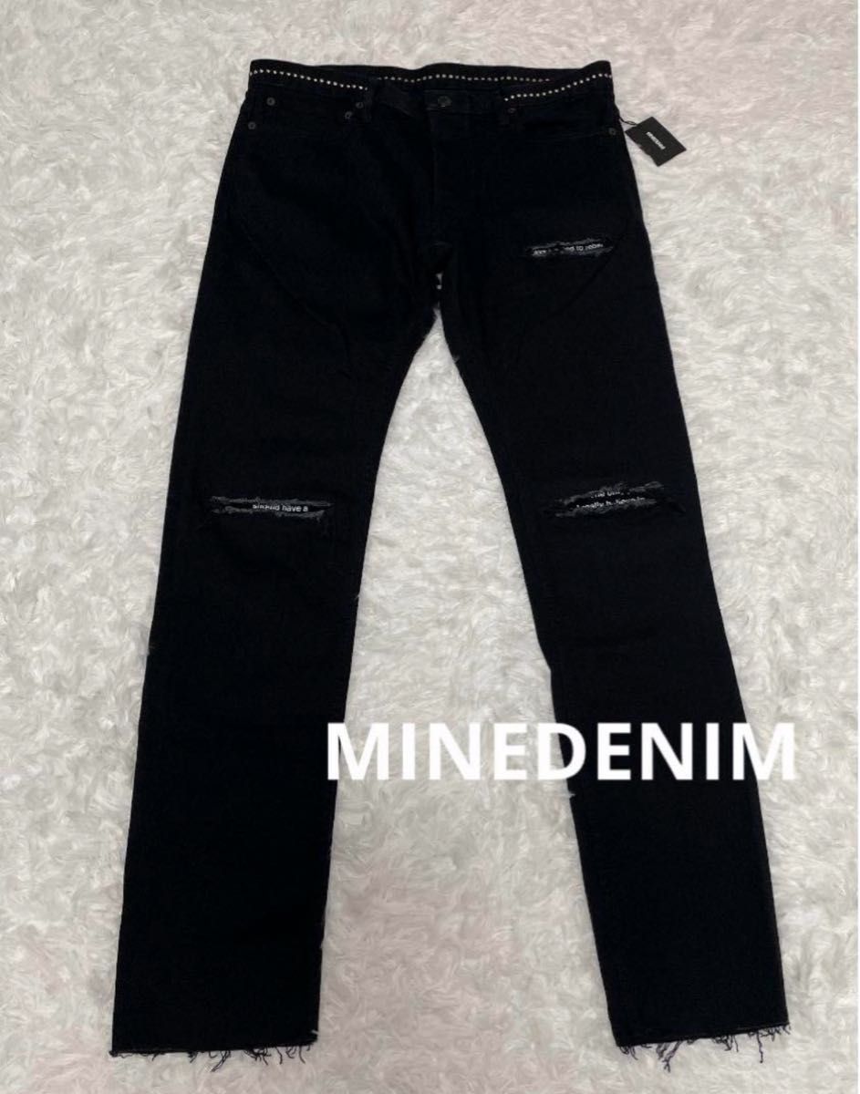 新品タグ付 MINEDENIM マインデニム ダメージ加工 サイズ12 新品タグ付 MINEDENIM マインデニム ダメージ加工 サイズ12