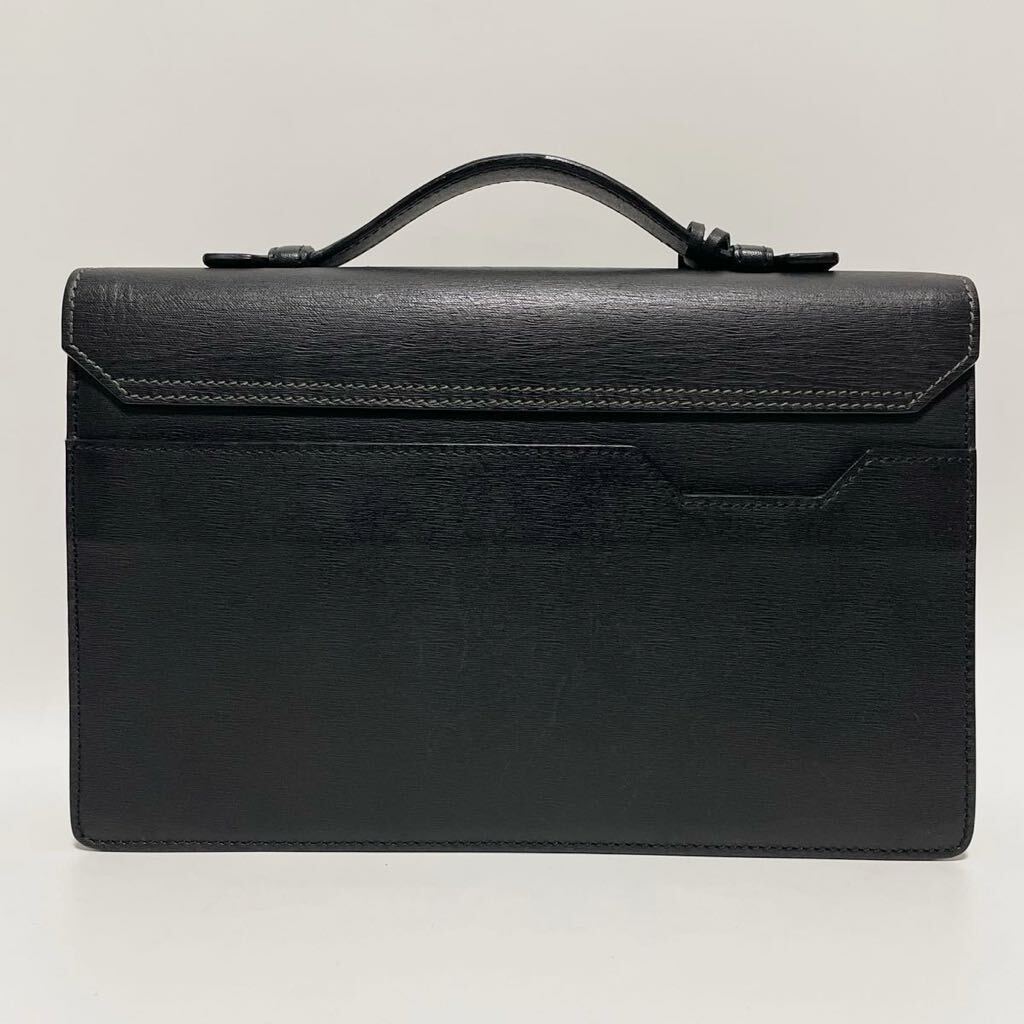 dunhill ダンヒル セカンドバッグ レザー ブラック 黒 メンズ dunhill ダンヒル セカンドバッグ レザー ブラック 黒 メンズ