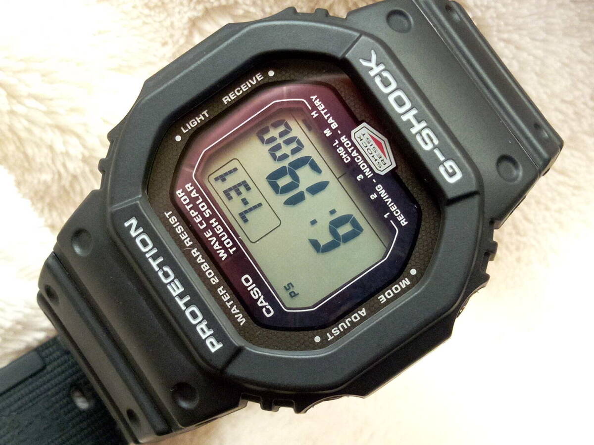 極美品 CASIO G-SHOCK GW-5600J-1JF The G タフソーラー 電波 極美品 CASIO G-SHOCK GW-5600J-1JF The G タフソーラー 電波