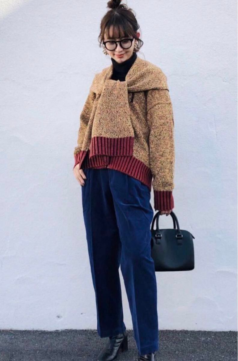 コーデュロイワイドフィットタックパンツMARNI マルニ 標準丈 M コーデュロイワイドフィットタックパンツMARNI マルニ 標準丈 M