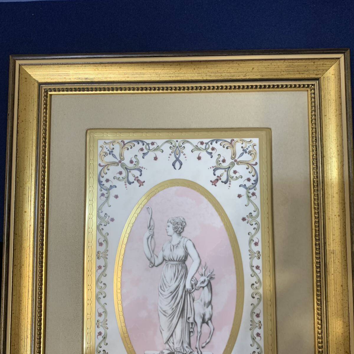 希少 元箱 ウェッジウッド ダイアナ プラーク 額 陶板 壁掛け