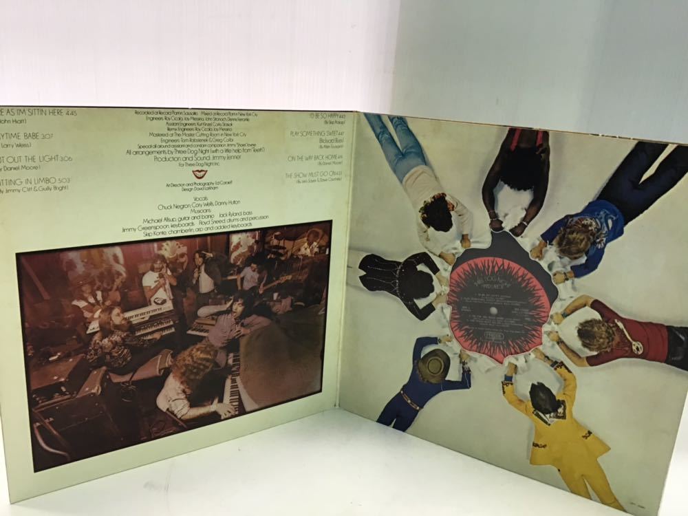 試聴済 LP Three Dog Night／スリードッグナイト「HARD LABOR」ハードレイバー ポップス 洋楽 1974年