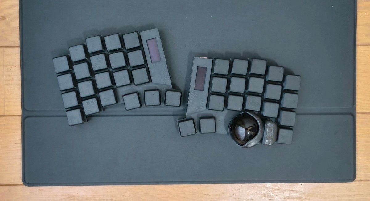 トラックボール付き 分割メカニカルキーボード Keyball39 黒 XDA トラックボール付き 分割メカニカルキーボード Keyball39 黒 XDA