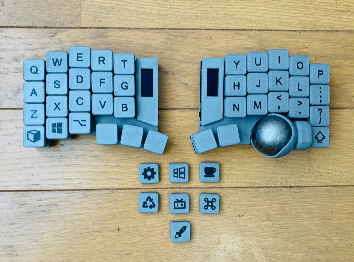 トラックボール付き 分割メカニカルキーボード Keyball39 オール トラックボール付き 分割メカニカルキーボード Keyball39 オール