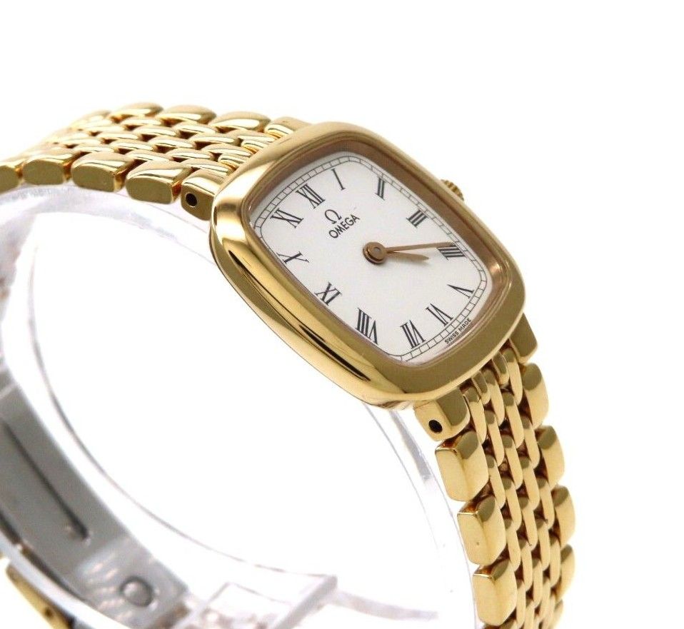 OMEGA】オメガ 時計 'DeVille' ゴールドモデル ホワイトローマ OMEGA】オメガ 時計 'DeVille' ゴールドモデル ホワイトローマ