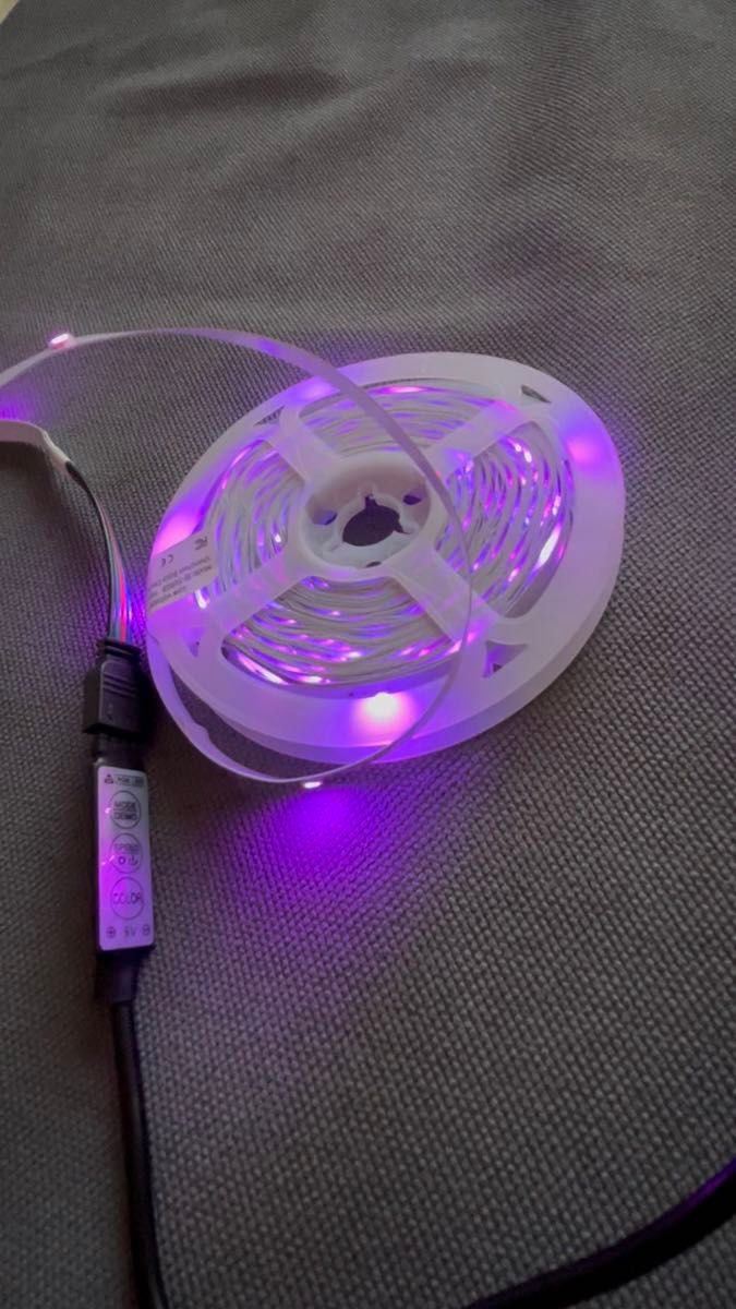 RGB LEDテープライト10m 5V USB