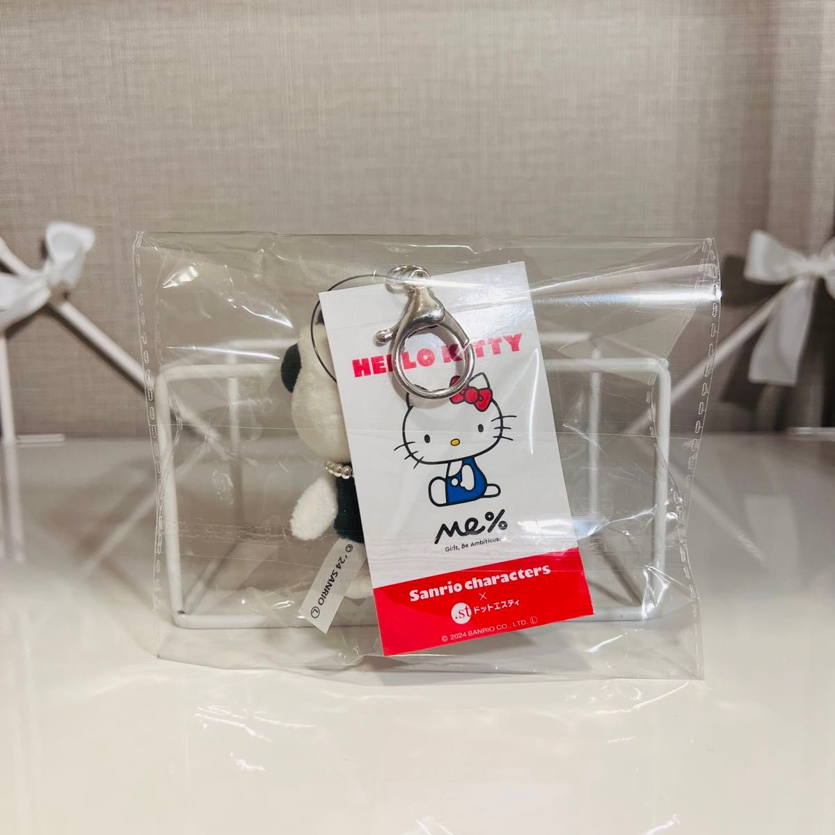 サンリオ ハローキティ Me% マスコット st ぬいぐるみキー サンリオ ハローキティ Me% マスコット st ぬいぐるみキー