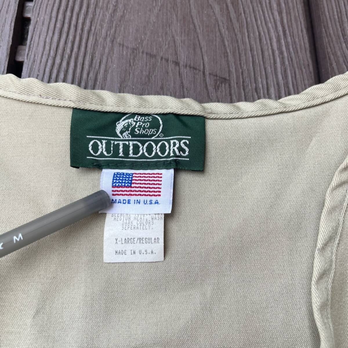 Vintage Made in USA Bass Pro Shops Vest アメリカ製 バスプロ Vintage Made in USA Bass Pro Shops Vest アメリカ製 バスプロ
