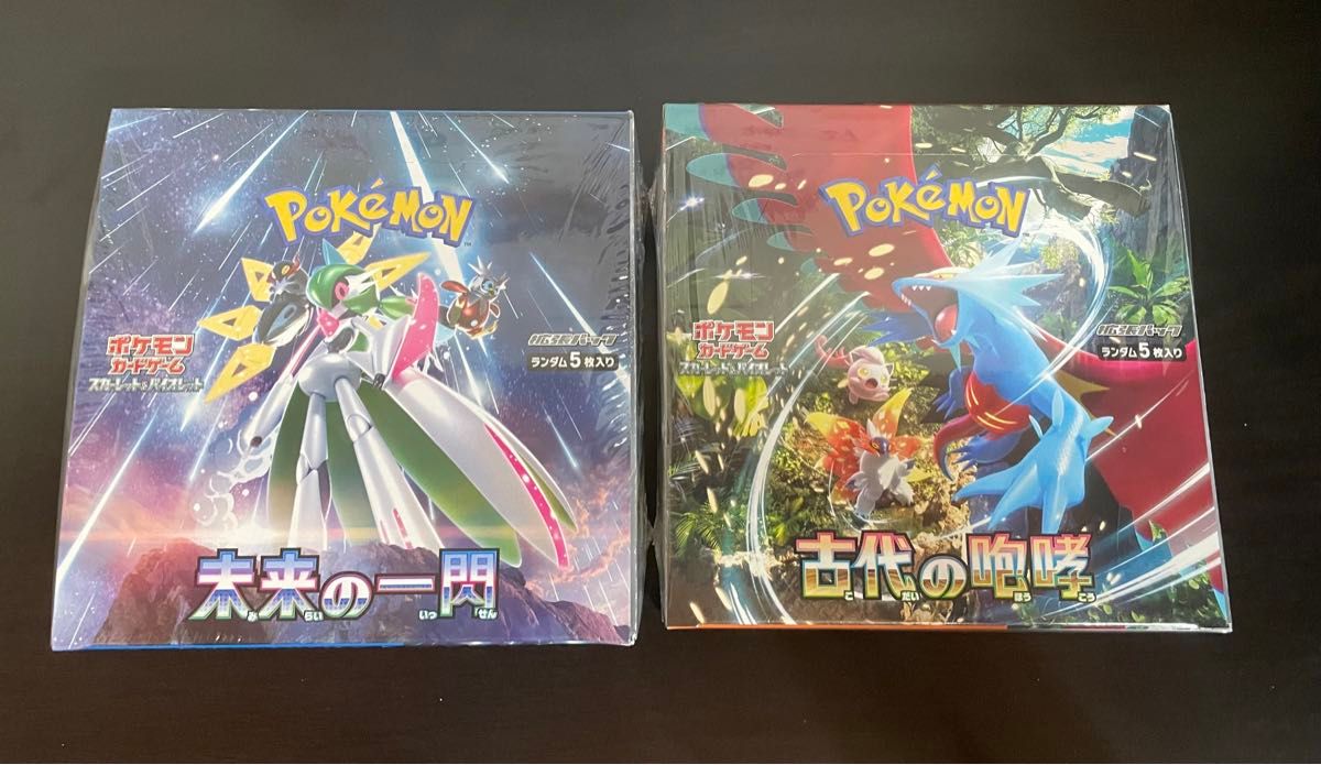 ポケモンカードゲーム 未来の一閃 古代の咆哮 シュリンク付き ポケモンカードゲーム 未来の一閃 古代の咆哮 シュリンク付き