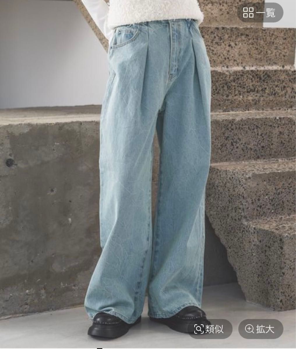 JEANASIS タックデニムワイドパンツ|Yahoo!フリマ(旧PayPay JEANASIS タックデニムワイドパンツ|Yahoo!フリマ(旧PayPay