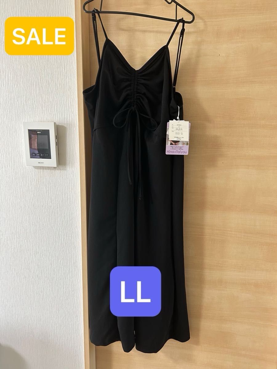 しまむら hina taiyou 大きいサイズ キャミソールワンピース LL しまむら hina taiyou 大きいサイズ キャミソールワンピース LL